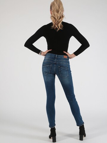 Miracle of Denim Slimfit Jeans 'Ulla' in Blau