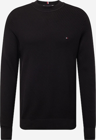 TOMMY HILFIGER Sweater in Black: front