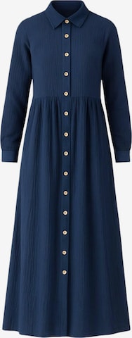 WENOR Blusenkleid 'SABRA' in Blau: Vorderseite