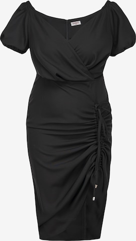 Karko Cocktail Dress in Black: front