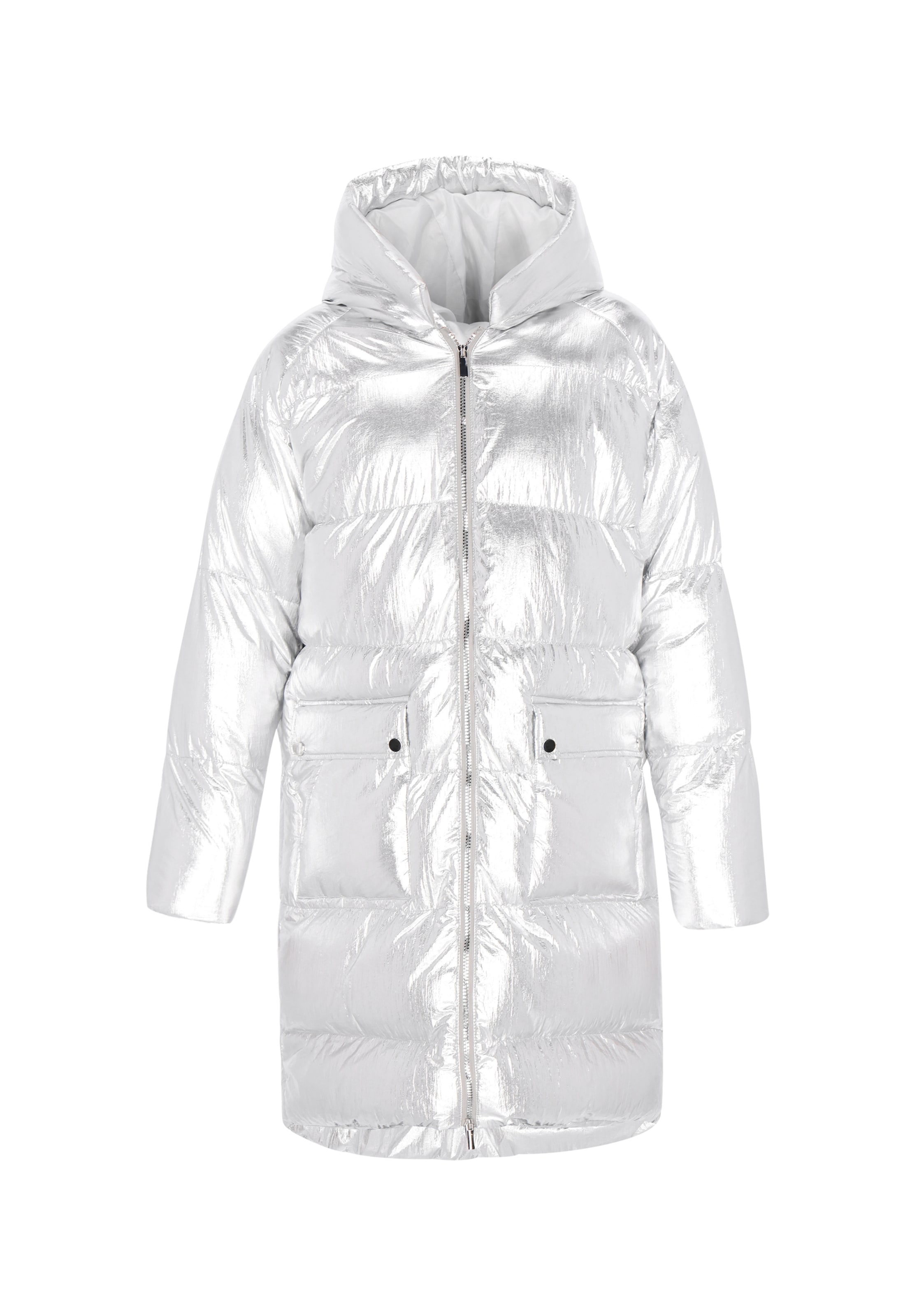 faina Zimski plašč | srebrna barva, Prikaz izdelka