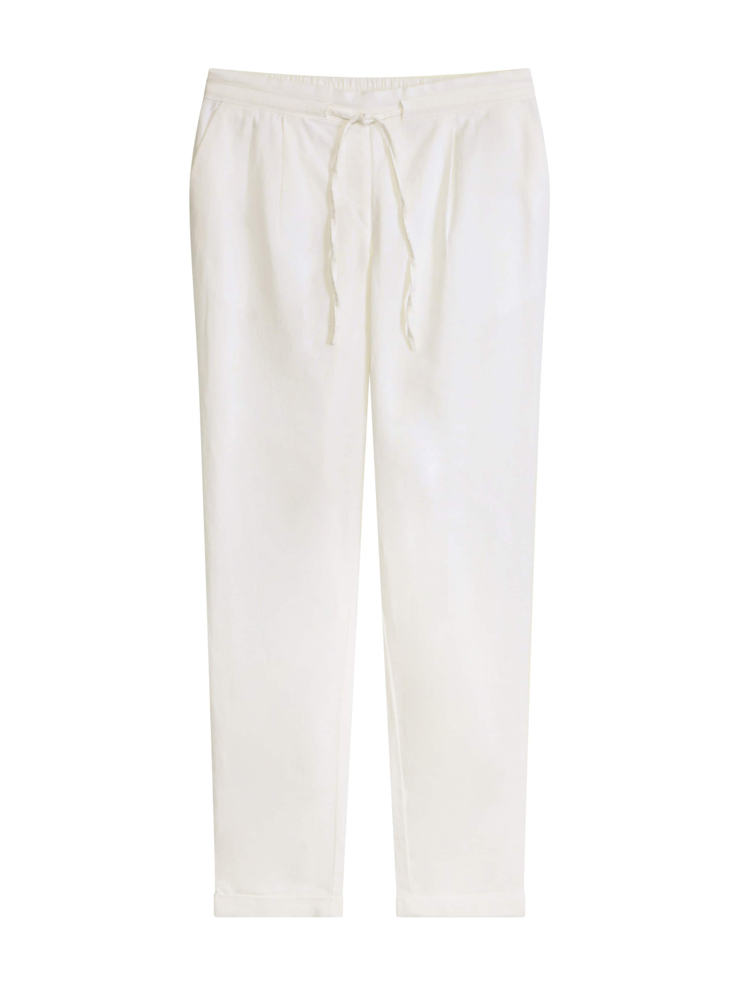 bonprix Regular Broek in Wit: voorkant