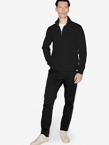 SANVT Sweatshirt 'The Half Zip Sweater'‌‌‌‌‌‌‌ in Schwarz