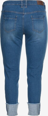 SHEEGO Slimfit Jeans in Blau