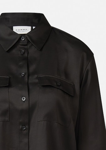 Chemisier COMMA en noir