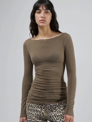 Camicia da donna di Busem in verde: frontale