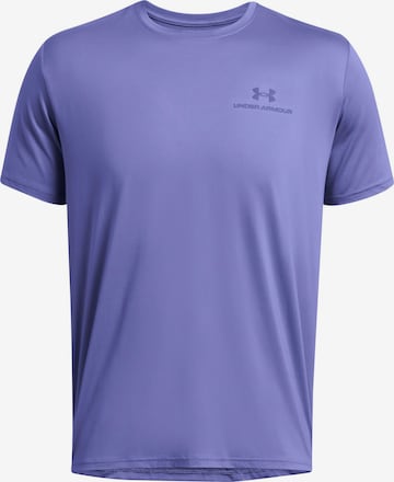 UNDER ARMOUR Performance Shirt 'Rush Energy SS' in Purple: front