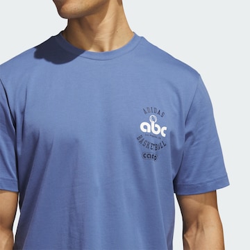 ADIDAS PERFORMANCE Functioneel shirt 'Summer Camp Story' in Blauw