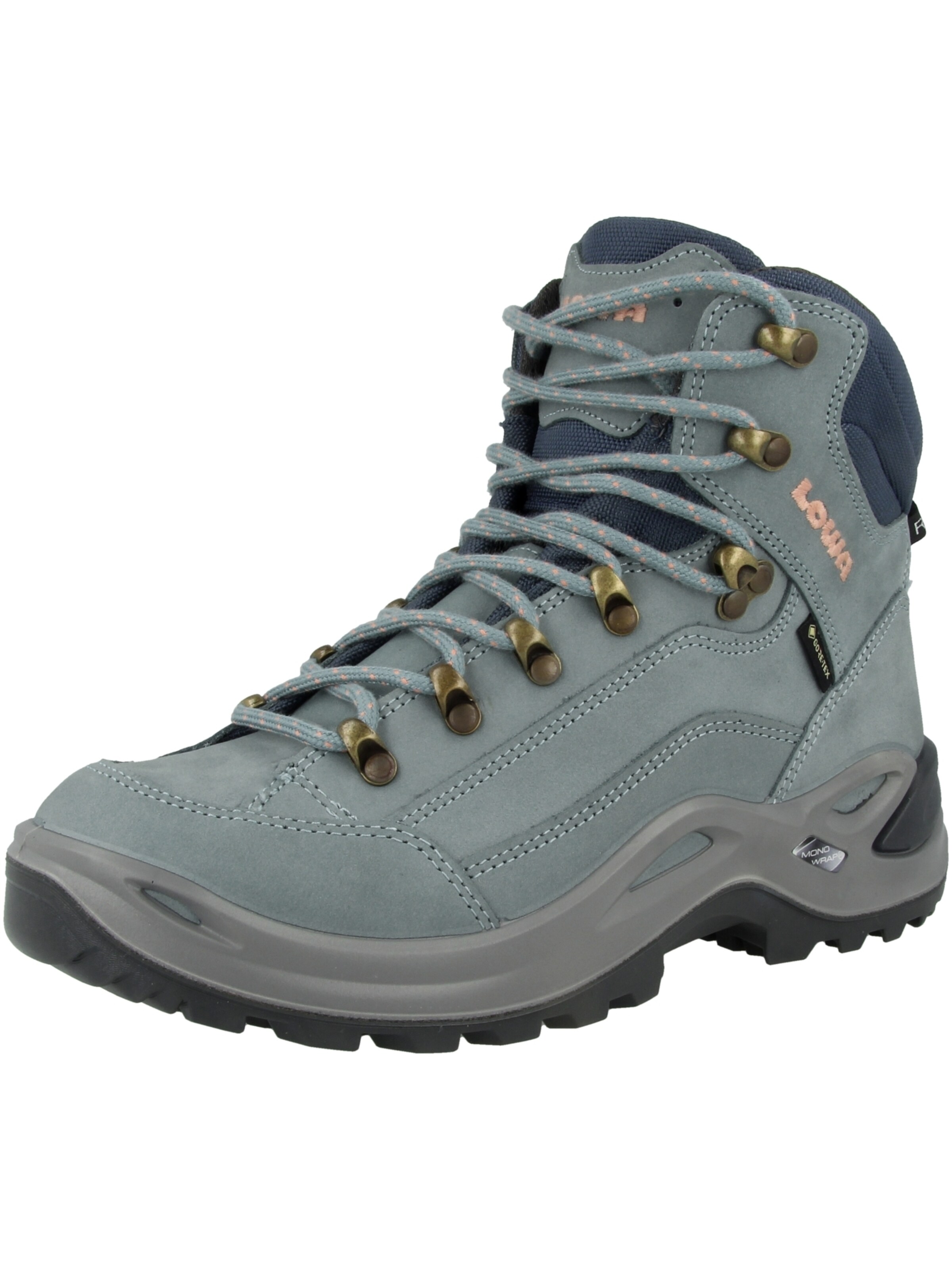 LOWA Boots 'RENEGADE GTX MID Ws' in Blue: front