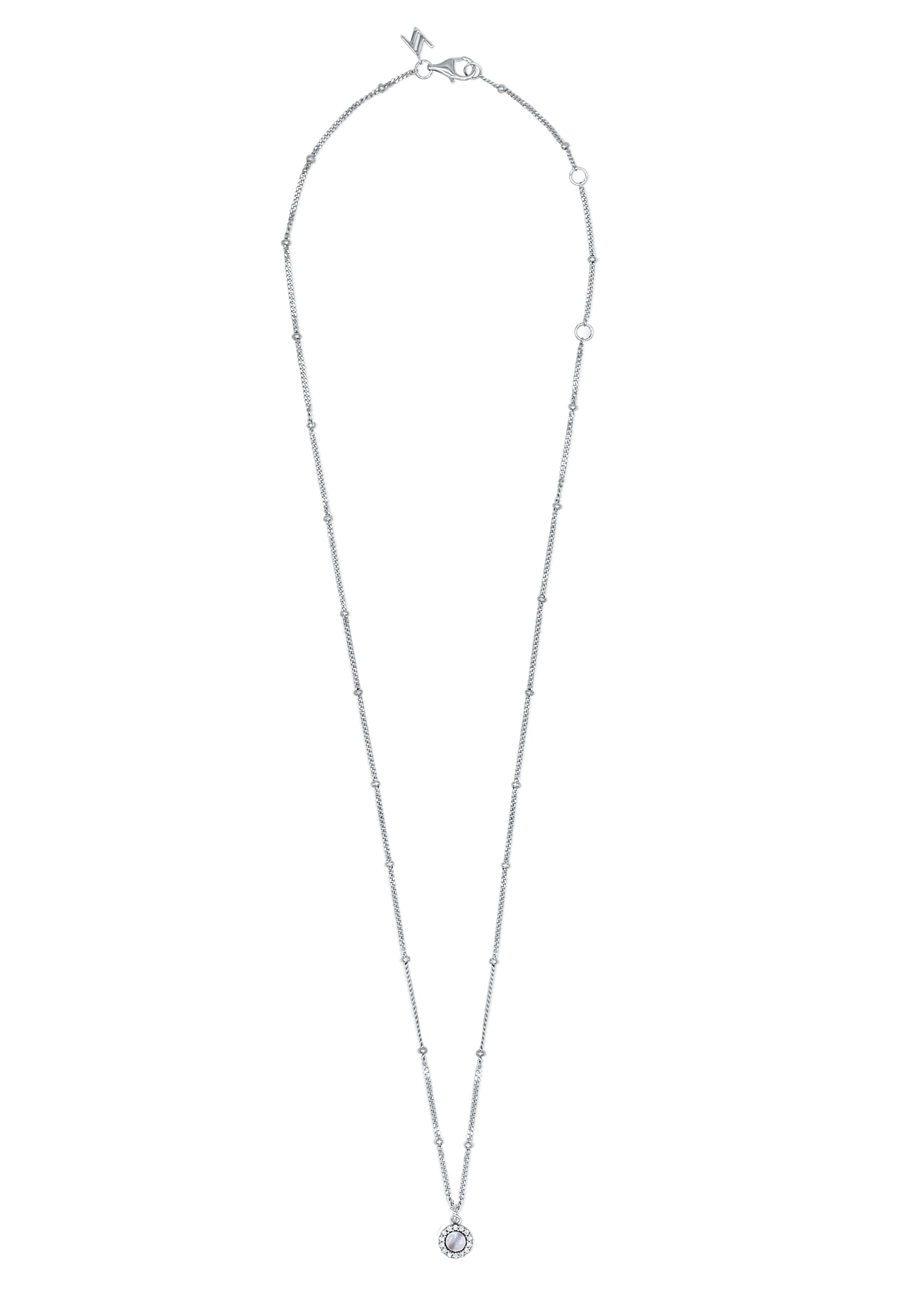 Nana Kay Halskette 'Shiny Circles' in Silber: Vorderseite