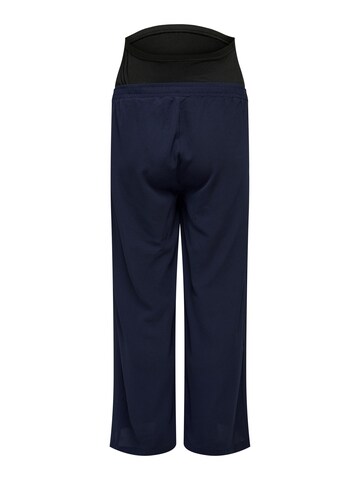 Only Maternity Wide leg Broek in Blauw