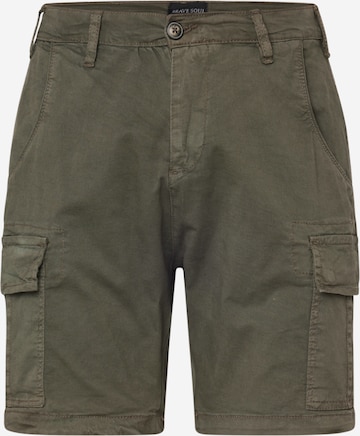 BRAVE SOUL - regular Pantalón cargo 'DENVERGRY' en gris: frente