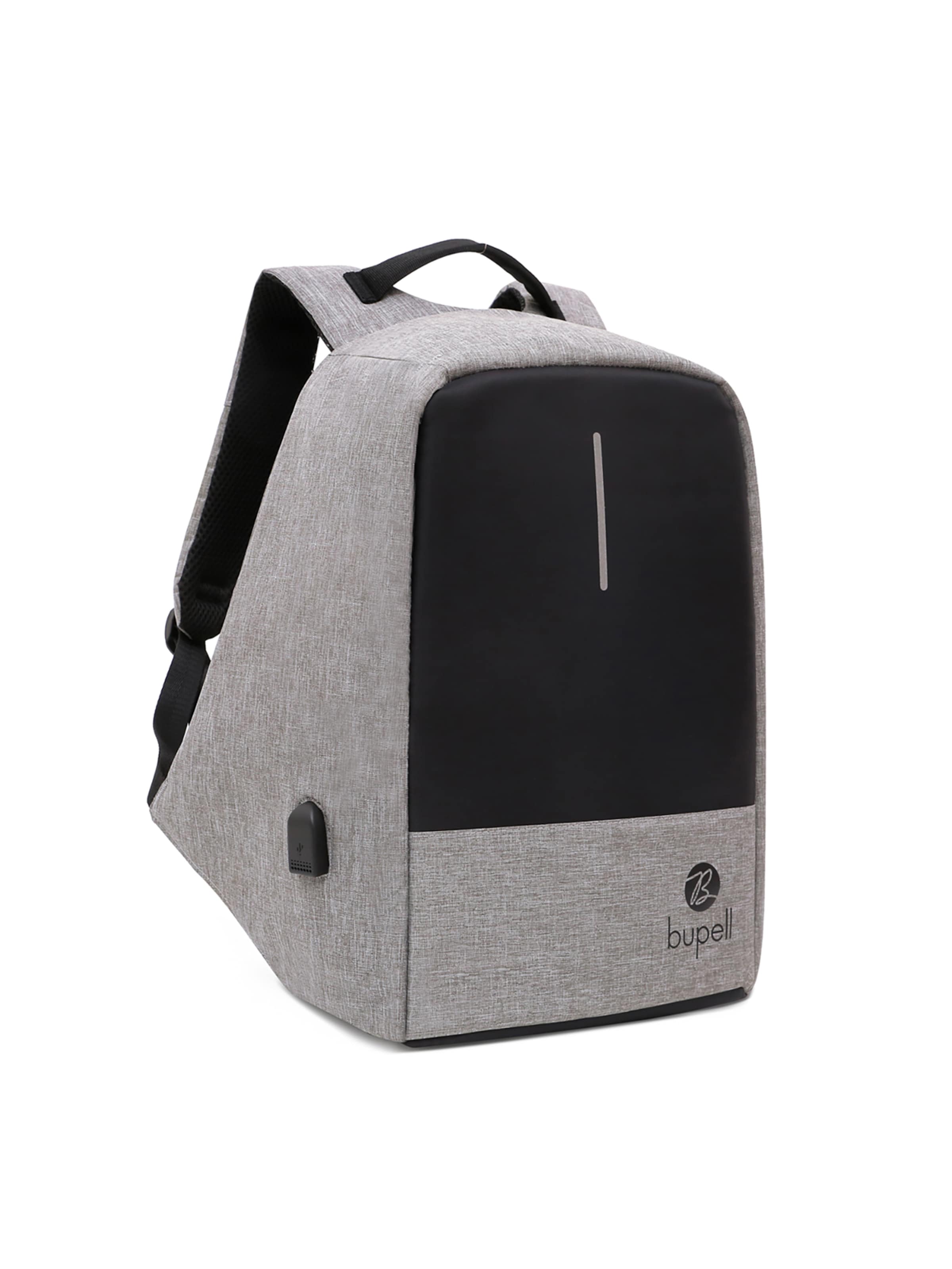bupell Rucksack 'Laptop & Anti-Diebstahl'‌‌ in hellgrau, Produktansicht