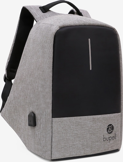 bupell Rucksack 'Laptop & Anti-Diebstahl' in hellgrau, Produktansicht