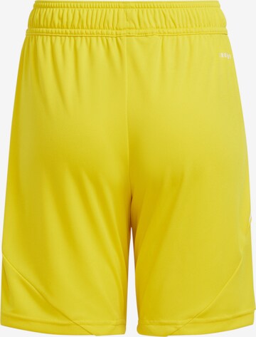 ADIDAS PERFORMANCE Regular Workout Pants in Yellow
