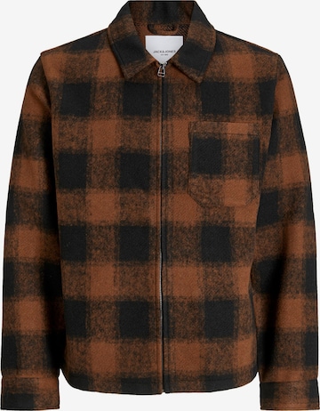 JACK & JONES Jacke 'JJHANK' in Braun: Vorderseite