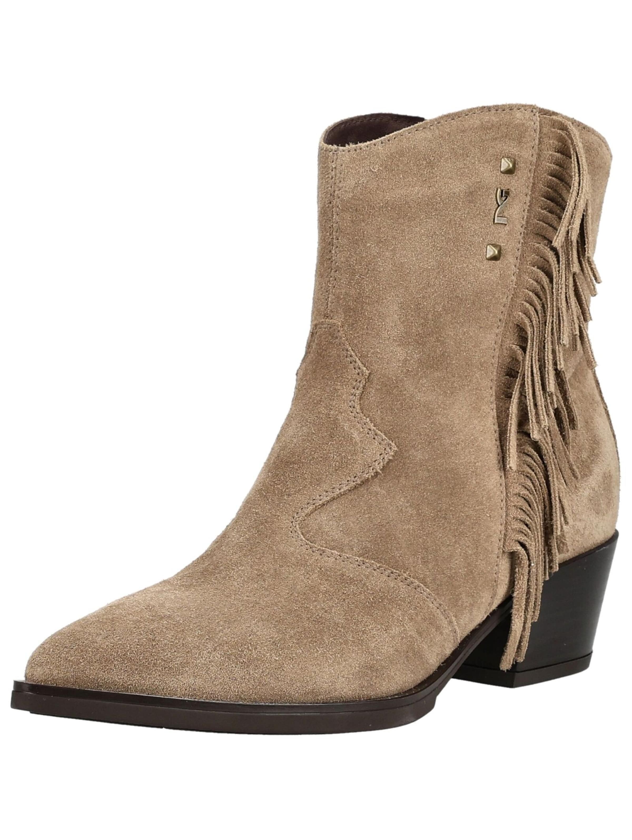 Bottines Nero Giardini en beige : devant