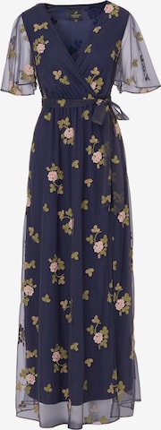 Adrianna Papell Jurk in Blauw: voorkant