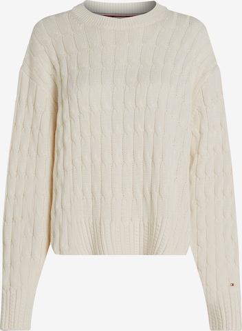 Pullover di TOMMY HILFIGER in giallo: frontale