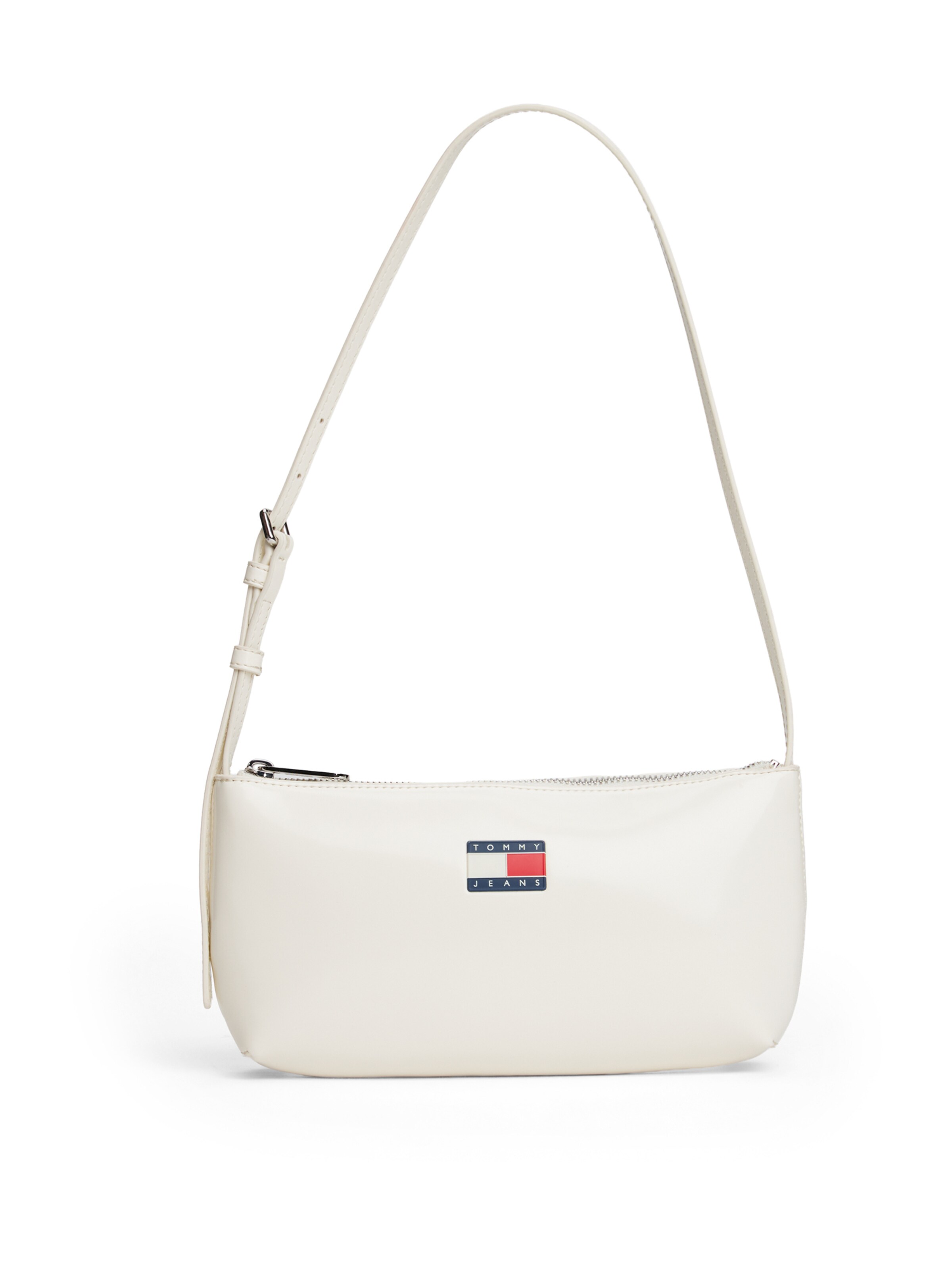 Tommy Jeans Axelremsväska 'MUST' i vit: framsida