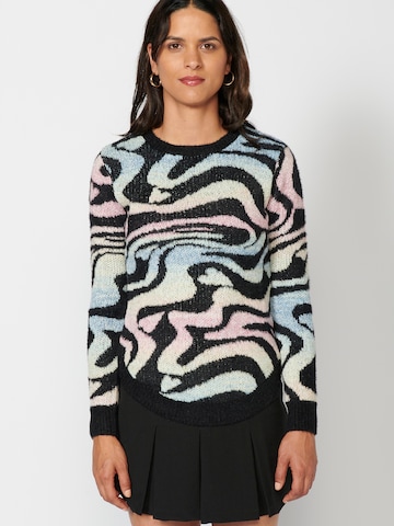 KOROSHI Pullover i blandingsfarvet: forside