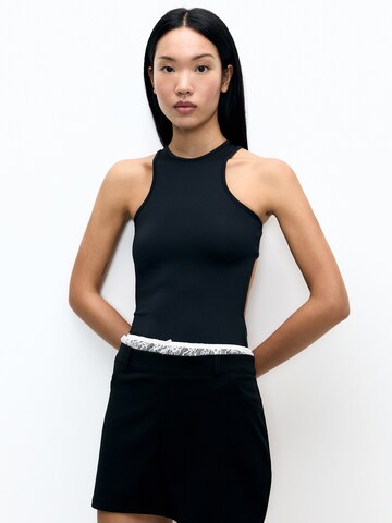 Pull&Bear Shirtbody in Schwarz: Vorderseite