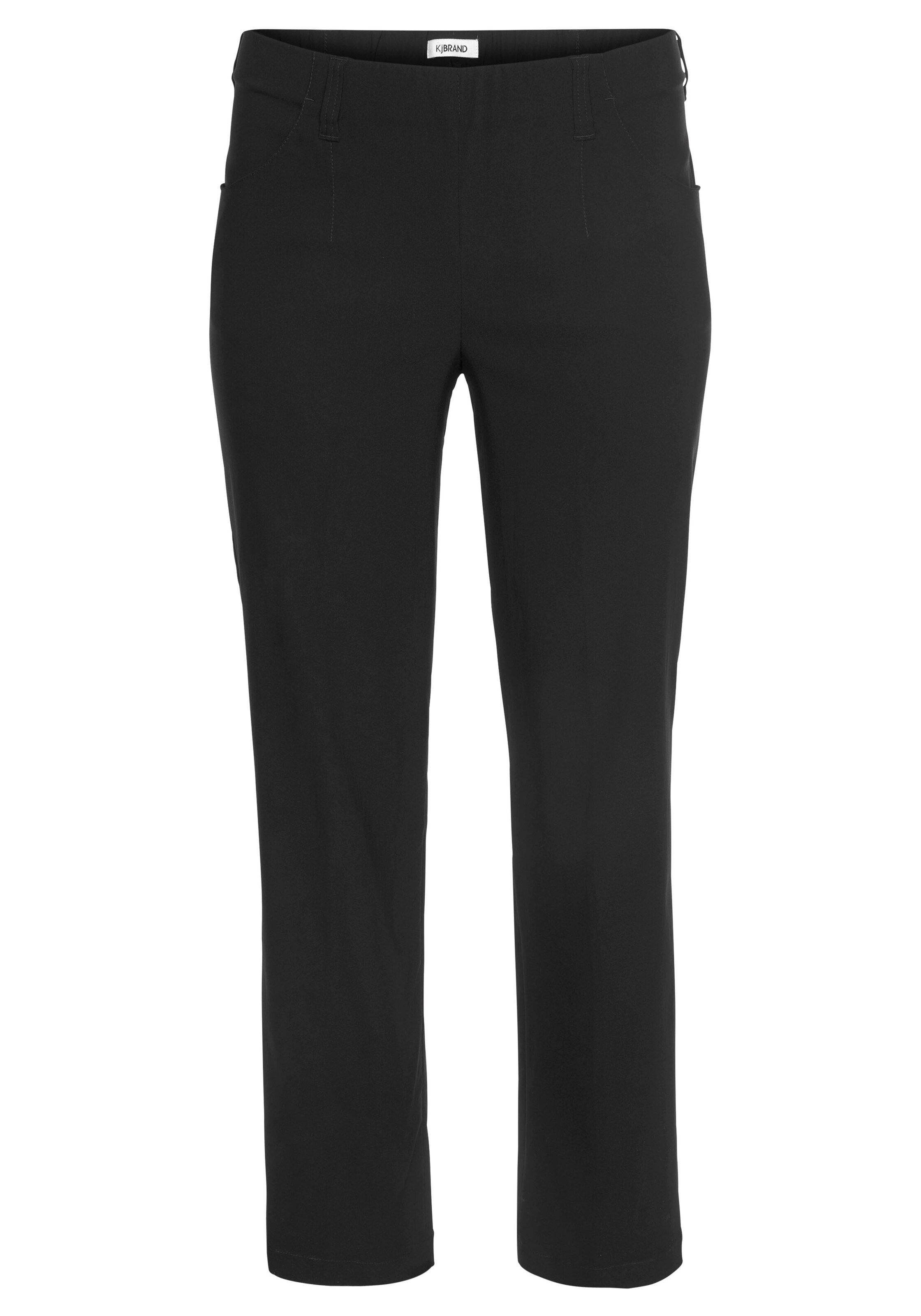 KjBRAND Regular Pants in Black: front