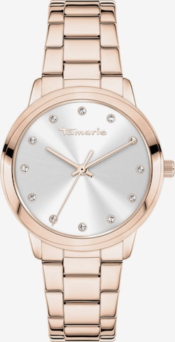 Tamaris Analoguhr in Gold: Vorderseite