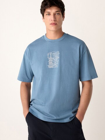 T-Shirt Next en bleu