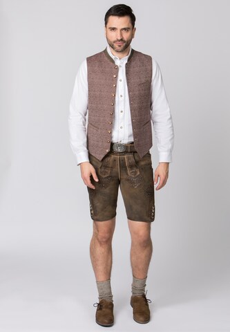 STOCKERPOINT Traditional vest ' Roberto' in Red