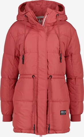 Alife and Kickin Winter Jacket 'Erin' in Red: front