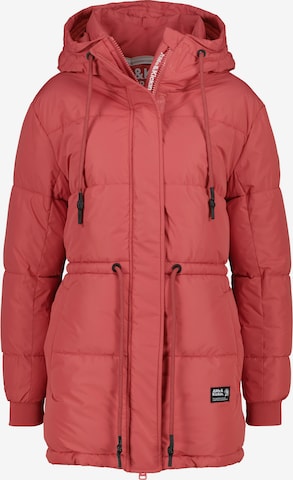 Alife and Kickin Winter Jacket 'Erin' in Red: front
