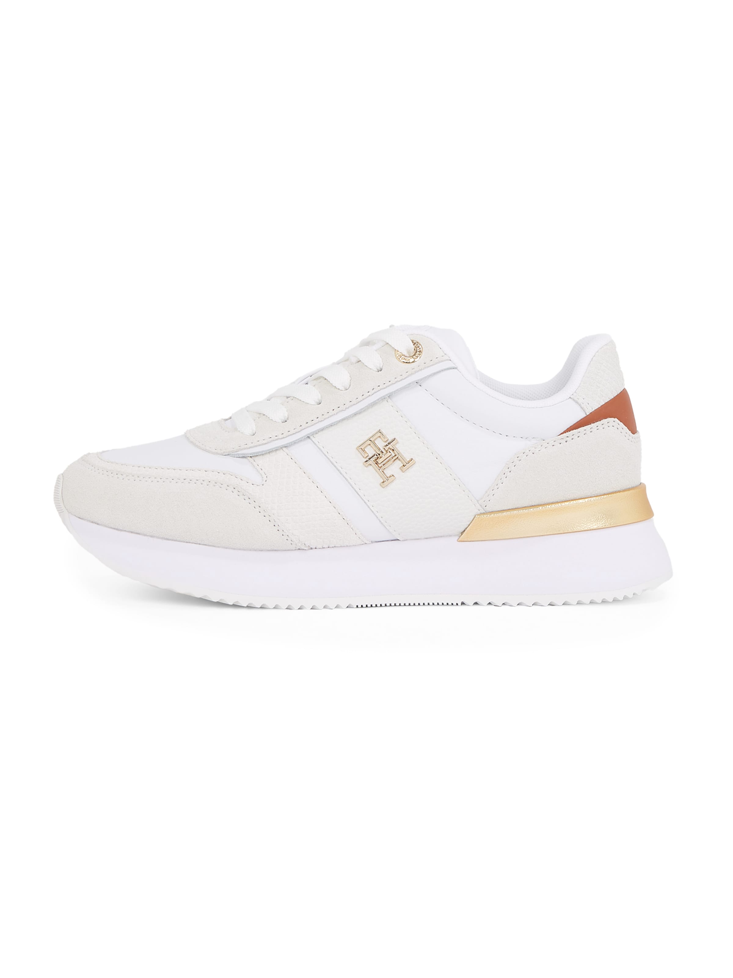 Sneaker bassa di TOMMY HILFIGER in beige: frontale