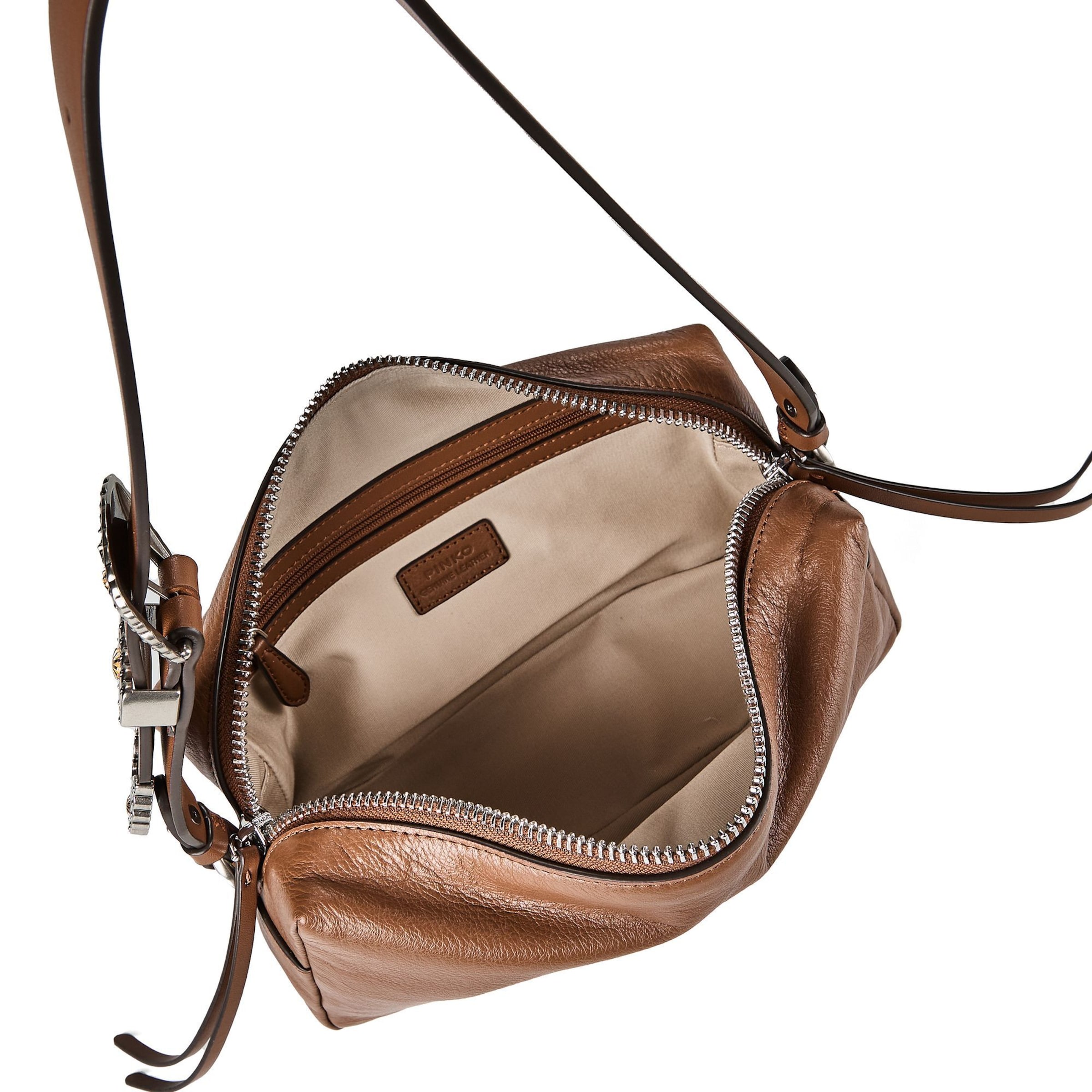 Sac bandoulière 'Bauletto ' PINKO en marron