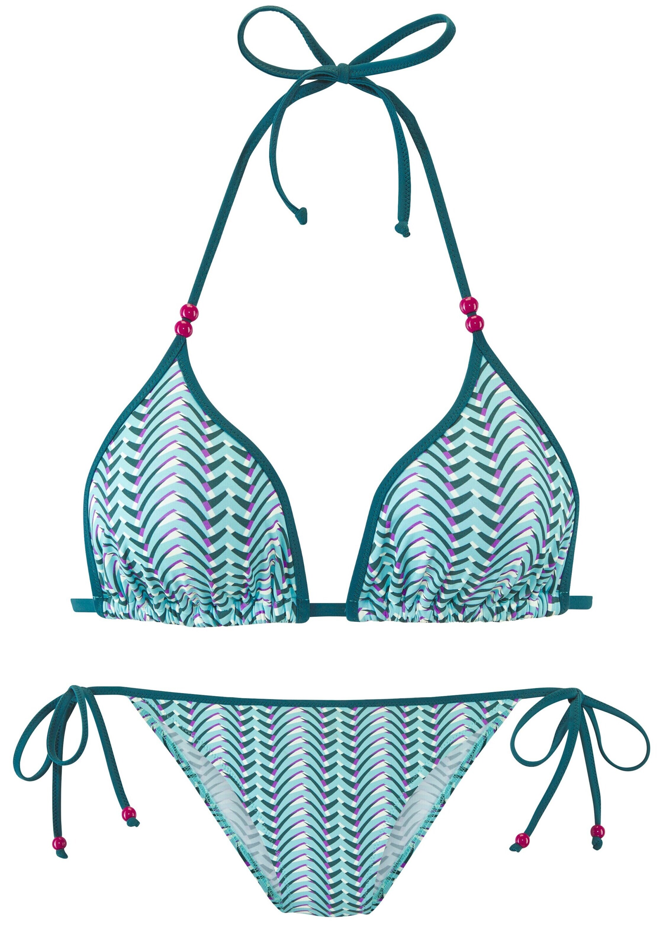 VIVANCE Triangel Bikini in Grün: Vorderseite