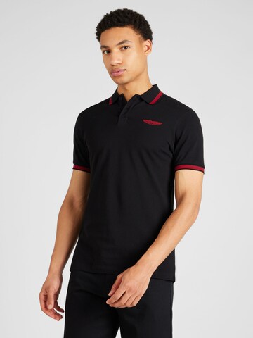 Hackett London Shirt 'AMR TIP' in Black: front