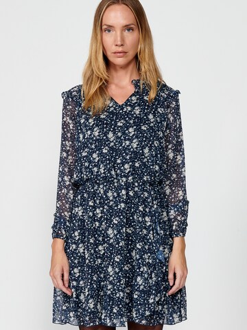 KOROSHI Dress in Blue: front