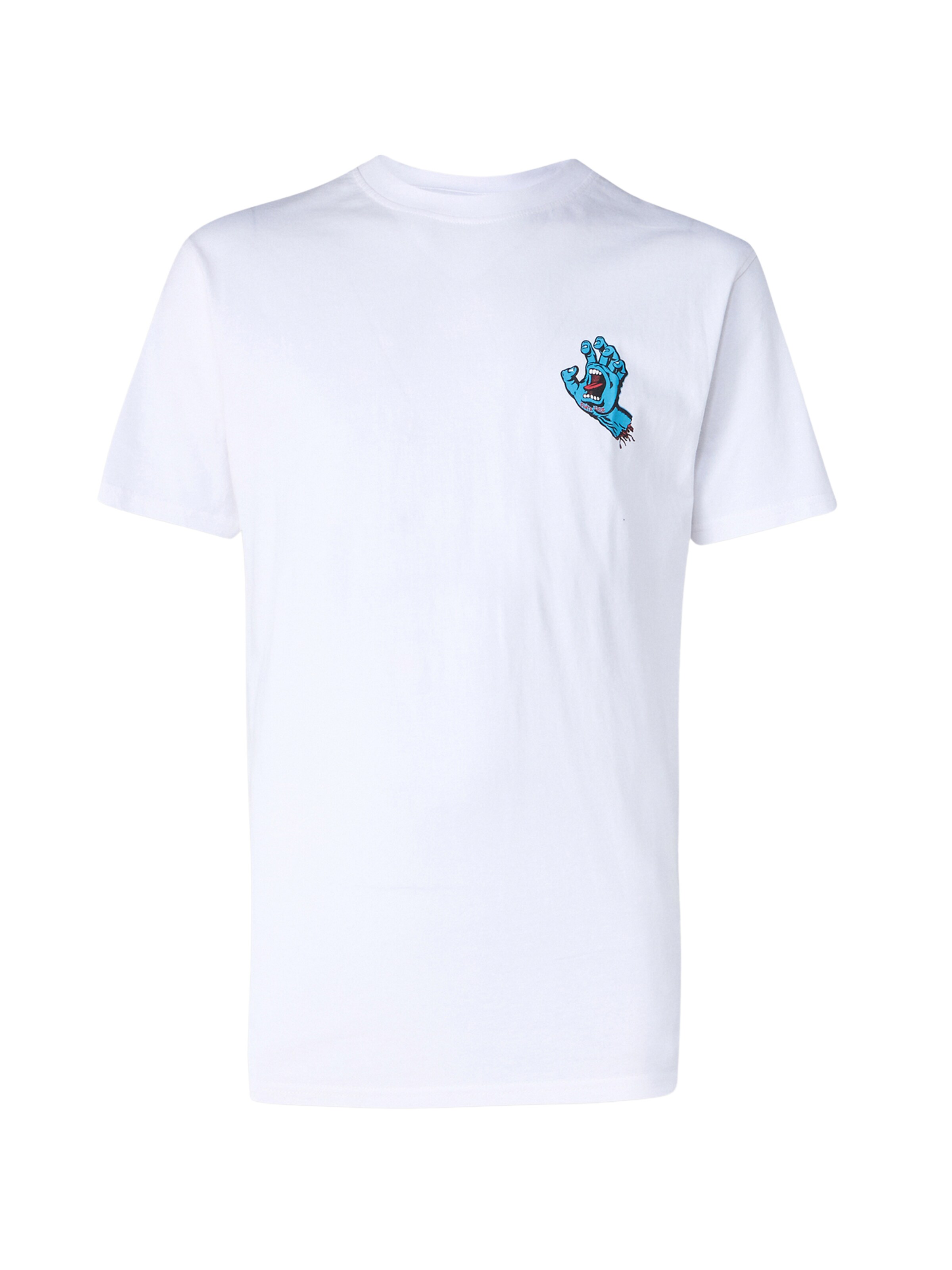 Santa Cruz Majica 'Screaming Hand' | bela barva: sprednja stran