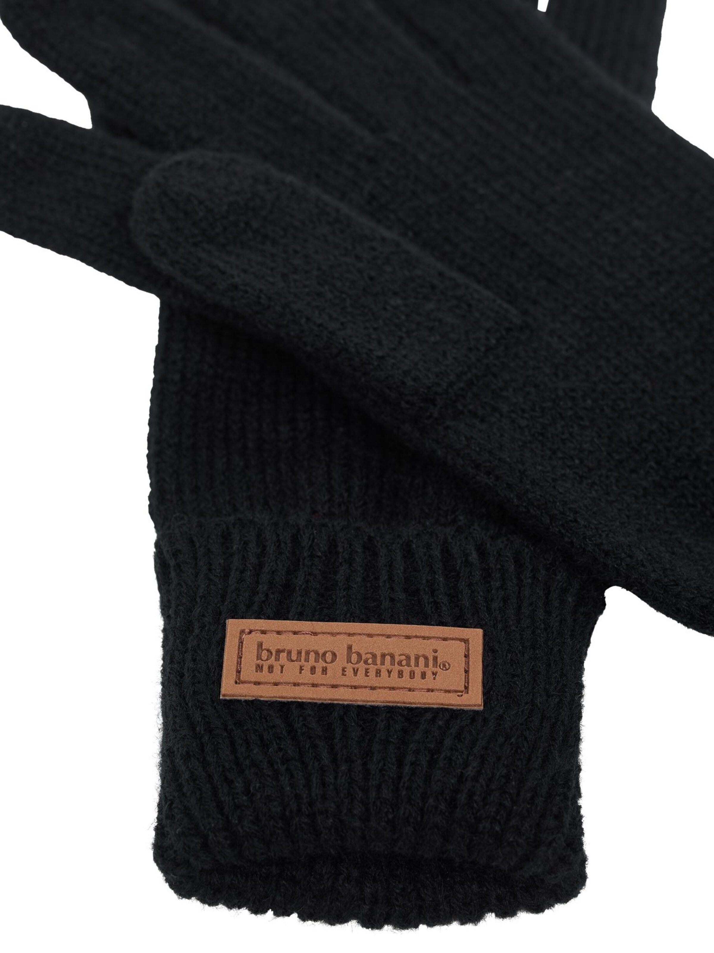 Gants ' CAIN ' Bruno Banani en noir