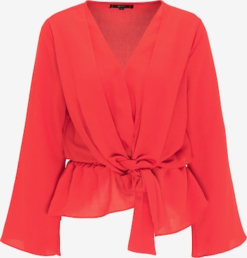 faina Blouse in Rood: voorkant