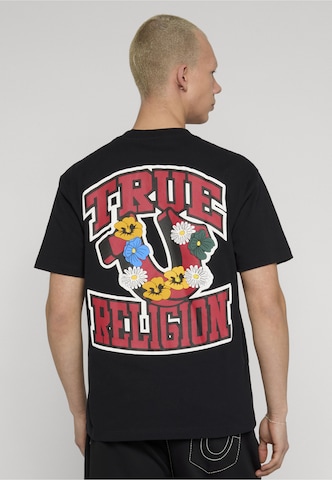 Maglietta 'Garden' di True Religion in nero: frontale