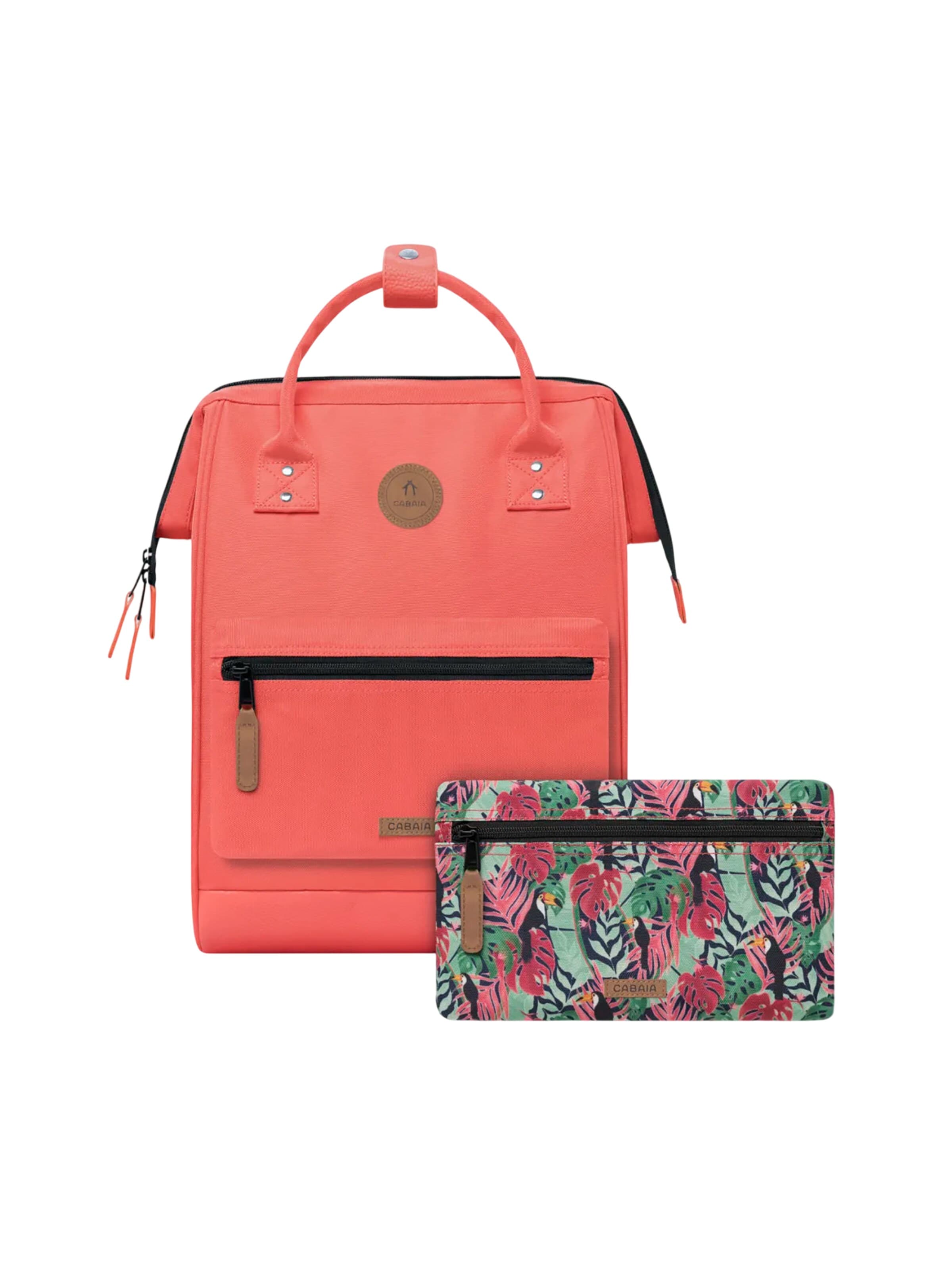 Cabaia Backpack 'Himare M' in Orange: front