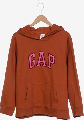GAP Sweatshirt & Zip-Up Hoodie in XXL in Orange: front