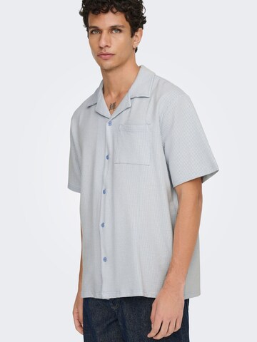 Only & Sons Regular Fit Hemd 'ONSKian' in Blau