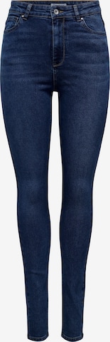 ONLY Skinny Jeans 'Luna' in Blauw: voorkant