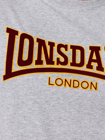 LONSDALE - Camisa 'CLASSIC' em cinzento