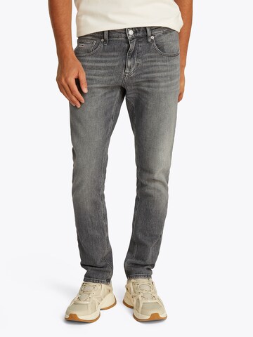 Tommy Jeans Slimfit Džíny 'SCANTON' – šedá: přední strana