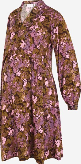 MAMALICIOUS Košulja haljina 'Iman Lia' u tamno smeđa / miks boja, Pregled proizvoda