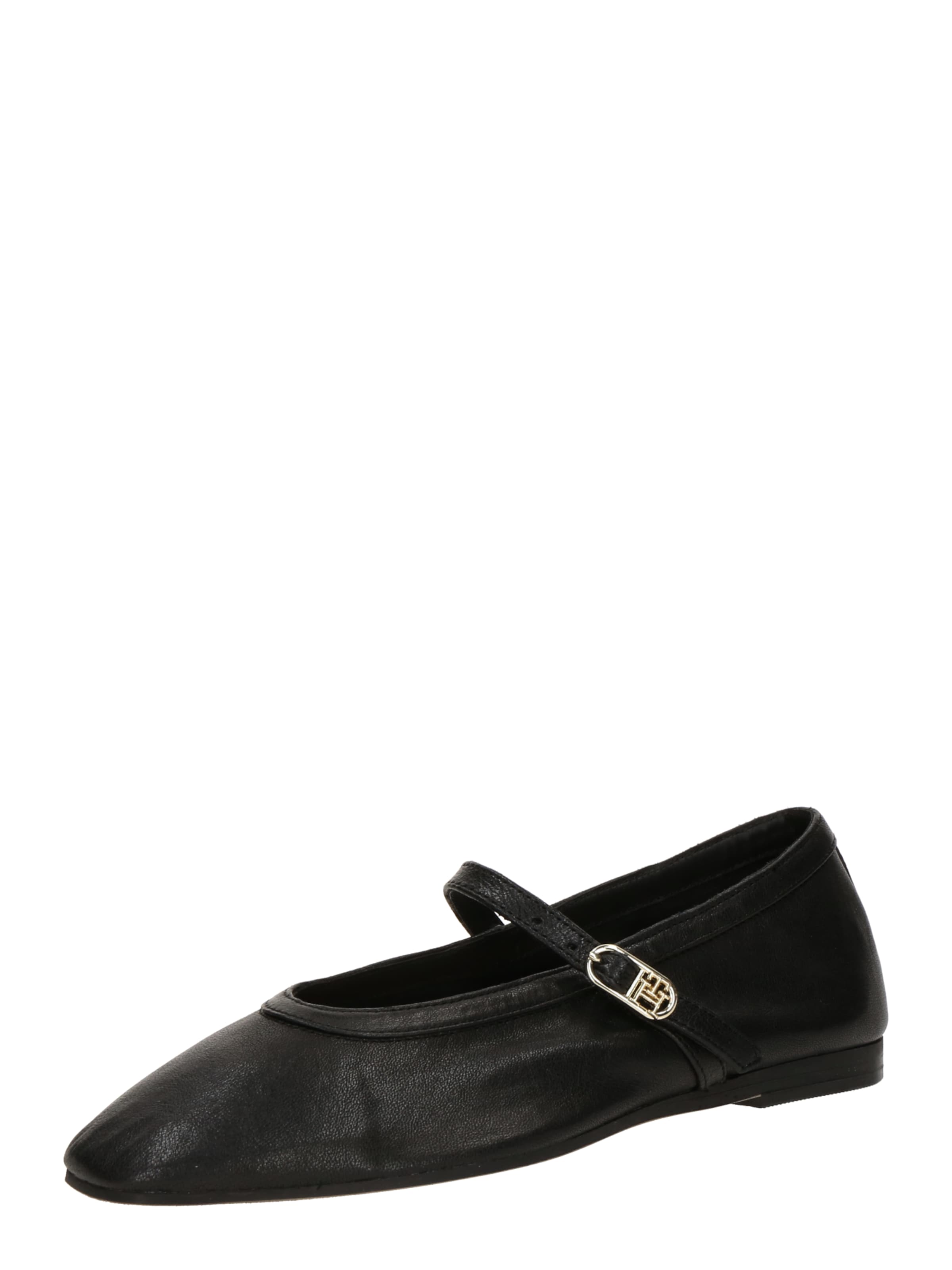 TOMMY HILFIGER Ballerina in Schwarz: Vorderseite