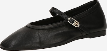 Ballerines à lanières TOMMY HILFIGER en noir : devant
